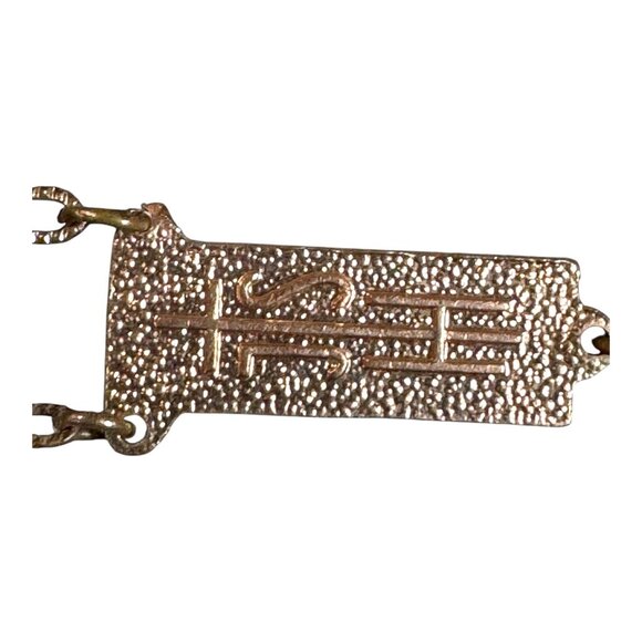 Italian Roma Blue Glass Rosary Emerald Green Iridescent Beads Silver Cross 15" - Picture 9 of 9